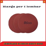 4 Inch Round Sandpaper Grit 600 Disc Sandpaper