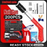 【Free 200 Nails】Mini Manual Steel Nails Gun Tufting Gun Nail Gun Steel Rivet Gun Concrete Rivet Tool