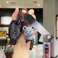 TPU Car Key Case Cover for Mercedes Benz E C S GLC Class E200 E400 E63 W213 S550 S560 C260 A200 Key 