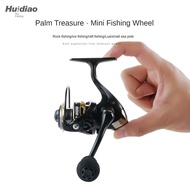 Ultra Light Long Throw Aluminum Shallow Spool Spinning Fishing Reel-Mini