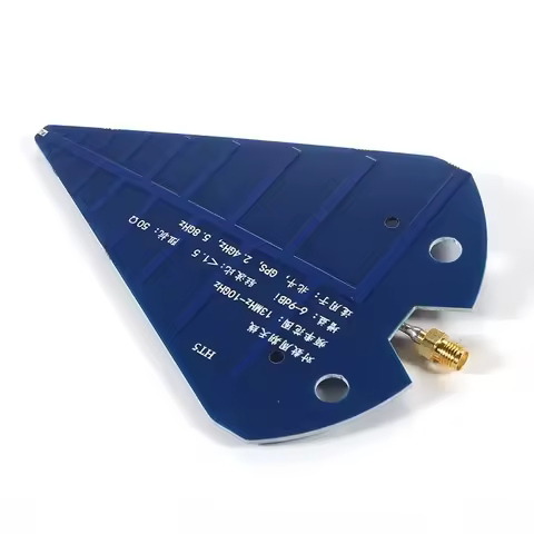 HT5 Log Periodic Antenna 1.3-10GHz High Gain 6-9dBi 50 Ohm Wideband Test Antenna For GPS 2.4GHz 5.8G