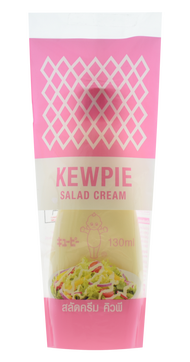 คิวพี น้ำสลัด มายองเนส มีหลายสูตร ขนาด 130 มล.  Kewpie Mayonnaise Salad Cream  130 ml.  น้ำสลัด มายอ