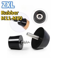 Adjustable Rubber Furniture Feet with Screw (M11 - M50), Heavy Duty Anti - Slip Non - Vibration Pads