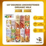 137 Degrees Unsweetened Organic Milk - Almond, Walnut, Pistachio, Halal, Keto 1000ml