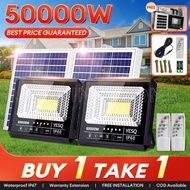 Lampu Solar IP67 Waterproof Solar Light 50000W Lampu Led  Light Spotlight Auto On/Off Solar Lamp Lag