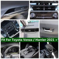 Harrier Toyota XU80（2021-Present）Car Carbon Fiber Frame Garnish Interior Accessories