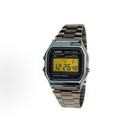 Customized Watch CASIO Modified Series Red Watch Mirror Silver Resin Case Life Waterproof A158WA-1 M