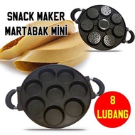 CAKE MOLD 8 FLAT MARTABAK MINI SNACK MAKER 8 HOLES HAPPYCALL HAPPYCALL PAN