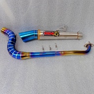 Daeng sai4 Exhaust Pipe For Wave 110/125 Ex5 Dream Srl 110 Lagenda Fi Legend Kriss Bonus sym Future 