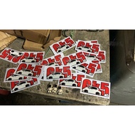 sticker reflek honda jazz gk gk5