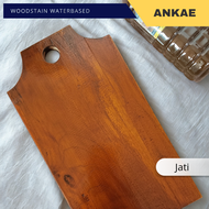 poles pewarna kayu jati mahoni kaleng kecil 60ml waterbased plitur kayu siap pakai