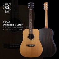 BLW Premium Solid Cedar Spruce Top Acoustic Guitar Package