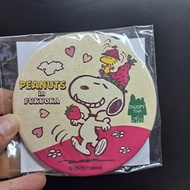 最新 日本制 Snoopy 福崗限定 草莓 珪藻土 杯墊