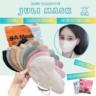 Box of 50 9A JULI 5-layer antibacterial sun masks, wide format, covers the entire face