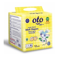 Oto Lampin Adult Adult Diapers Size XL Contents 12pcs