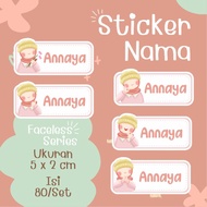 Character Name Sticker/Custom Name Sticker/Mapel Sticker - Name Label Sticker - Name Sticker - Book Sticker - Label Sticker