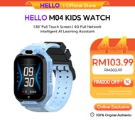 HELLO x Aolon M04 Smart Watch kids 4G Call HD SOS Precise Positioning SIM Card Children Smartwatch