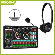 Soundcard F999 set Siborie F999 Soundcard+H1 Headphone Complete Package Full Set 100% Original Suppo