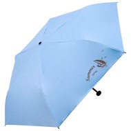 Unispin 熱帶島嶼 黑膠三折手開 完美瞬收傘