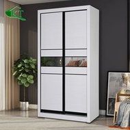 KT Furniture: 4ft x 8ft Sliding Wardrobe Almari Baju Full Cermin/ Mirror Almari Sliding Door Anti Ju