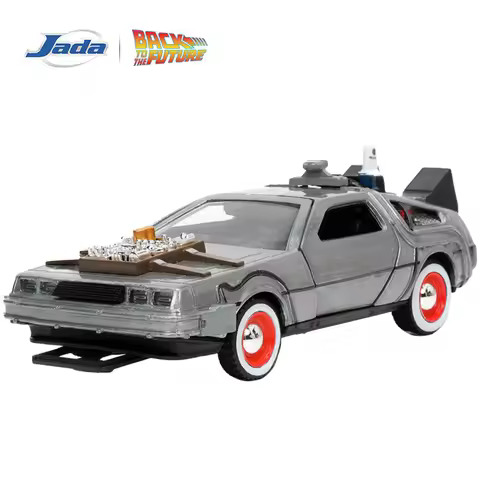 JADA Toys 1:32 Back to the Future III Time Machine with Gull-Wing Doors JD32290