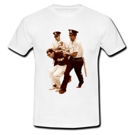 Bernie Sanders Arrested T-shirt Material 100% Cotton White | Short Hands & Long Hands | Shortsleeve 