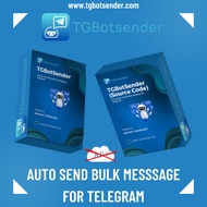 TGBotSender - Automation Software for Send Bulk Message to Telegram - AutoReply Bot - Telegram Warme