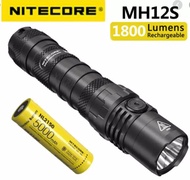 LOCAL SPEED SHIP Nitecore MH12S LUMINUS SST-40-W LED 1800L Rechargeable Flashlight + Free Battery