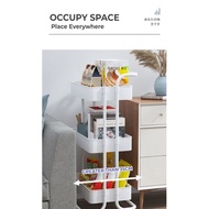 3 TIER TROLLEY STORAGE RACK