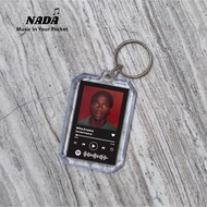 GANTUNGAN Spotify Who Knows Daniel Caesar Keychain | Premium Scan Barcode SongKeychain