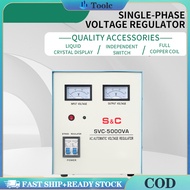 SVR-5000 VA AVR Automatic Voltage Regulator 3000W AVR Servo Type AVR Time Delay