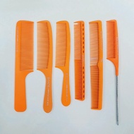 Hair Comb Styling Neon Orange Salon Curler
