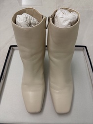 [90% New] Sam Edelman 奶油白色短靴