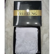 Telekung singal lace aysha kain vascos with boxx