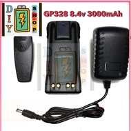 [ส่งด่วนในไทย]แบตลิเธียม วิทยุสื่อสาร motolora gp328 7.4v 3000mAh ครบชุด แบต คลิปหลัง ที่ชาร์จ