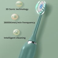 ZZOOI Electric Toothbrush with Double Key Fast Charging Sonic Teeth Tooth Brush 5 Replace Head Storage Box IPX7 for Adults Home TravelTH
