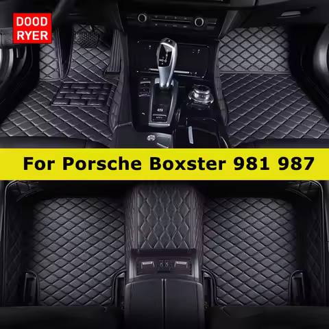 DOODRYER Custom Car Floor Mats For Porsche Boxster 981 987 Auto Carpets Foot Coche Accessorie