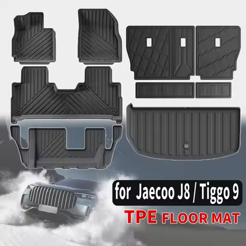 for Jaecoo J8 Chery Tiggo 9 Custom TPE floor Mats Full Set Eco-Friendly Waterproof All-Weather Floor