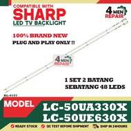 LC-50UA330X / LC-50UE630X COMPATIBLE WITH SHARP 50 INCH LED TV BACKLIGHT LAMPU TV 50" 50UA330X