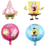 BALON FOIL KARAKTER SPONGEBOB DAN PATRICK