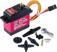 DS3225 25KG Digital Servo Motor 180 Degree High Torque Full Metal Gear RC Servo with 25T Servo Horn 