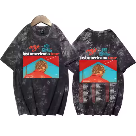 Machine Gun Kelly MGK Lost Americana Tour Tie Dye Shirt Man Woman Crewneck Short Sleeve T-shirt Fan