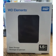 💯ORIGINAL💯 WD Elements 1.5TB Portable External Hard Disk