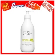 G&H Refresh Body Milk Lait Pour Le Corps 400ml Amway Lotion moisturised for up to 24 hours Body Susu