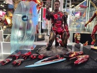 hottoys marvel avengers Endgame Battle Damaged ironman mark LXXXV mk 85 MMS543 D33 bonus shield 動漫節特