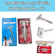 Metal razor using HONGLONG razor, with convenient carrying case, Genuine.