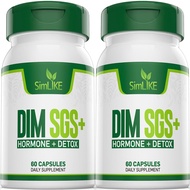 DIM SGS + - Hormone + Detox,Encourages Normal Estrogen Metabolism,Hormone Balance, Hormonal Acne Sup