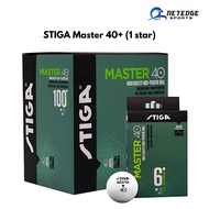 STIGA Master 40+ Training Ball 1 star | PERFORM 40+ Competition Ball 3 stars | White Color