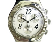 [專業] 三眼錶 [SWATCH S3342B] 斯沃琪 三眼計時賽車錶[白色面+3眼+日期]石英/中性/潮錶