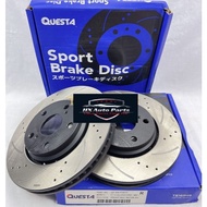 GENUINE QUESTA DISC ROTOR FRONT [300mm] ~ HONDA ACCORD TAO.